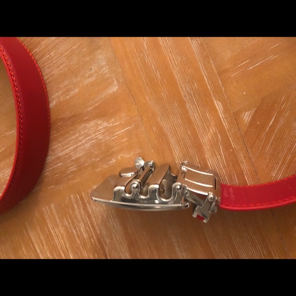 BNWT Luxurious Automatic PWR Red Ratchet Belt!! - Picture 4 of 16